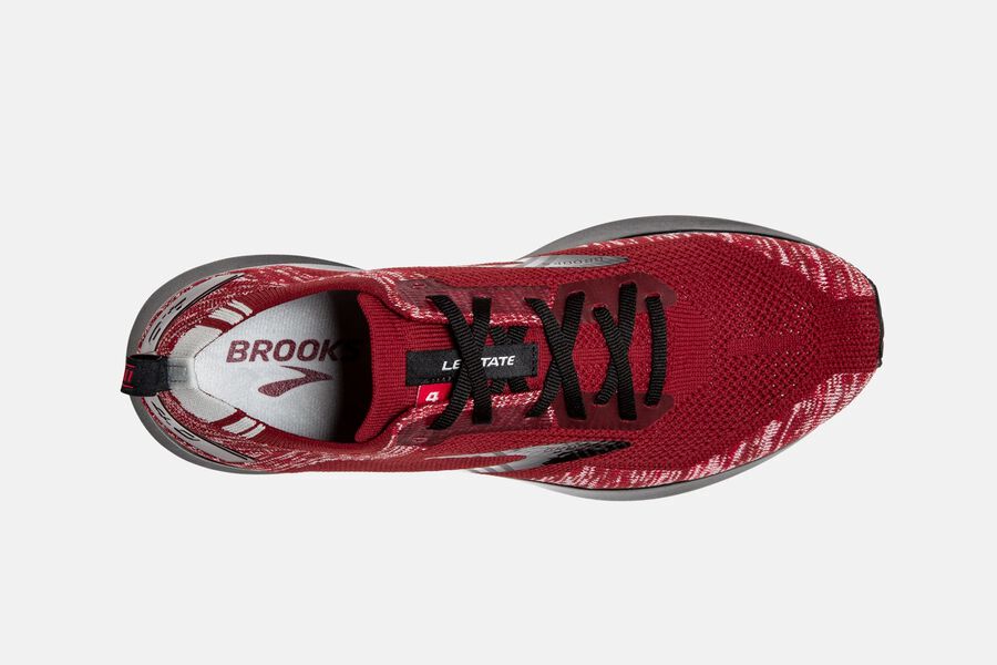 Brooks Levitate 4 Road Loopschoenen Heren - Rood/Grijs/Zwart - 198326EFA